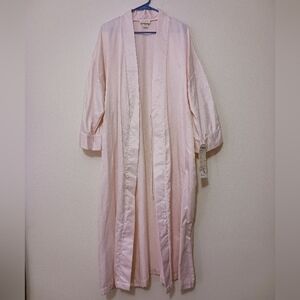NWT Vintage 70's Barbizon Pink Satin Women's Robe
